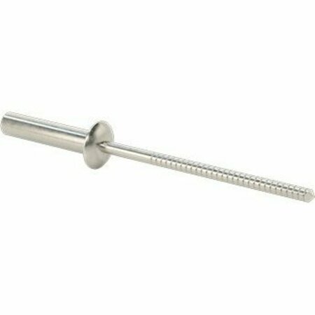 BSC PREFERRED Sealing Blind Rivets 18-8 Stainless Steel Domed Head 1/8 Dia for 0.313-0.375 Thickness, 50PK 97524A121